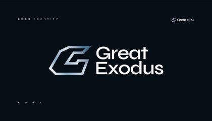 Creative Letter G Logo Design Icon Template Element