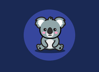Cute koala illustration