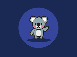 Cute koala illustration