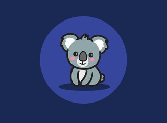 Cute koala illustration