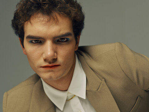 Confident stare portrait