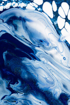 Abstract Blue And White Background