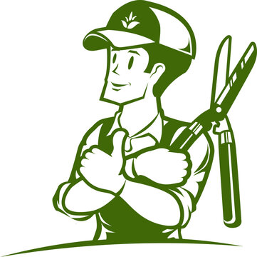 recommend clip art: Garden cartoon mascot character