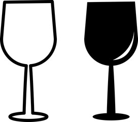 wine icon vector illustration template trendy style illustration on white background..eps
