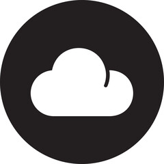 cloud glyph icon