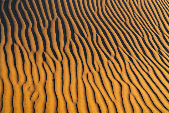 Sand Dunes in the Namib Desert, Namibia, Africa.