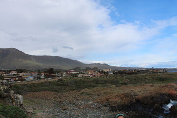 view of the mountains