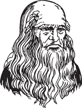 レオナルド・ダ・ヴィンチの肖像　Leonardo da Vinci