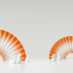 토끼해, 신년배경 © LHG