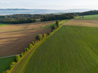 Farmland from above
 Switzerland