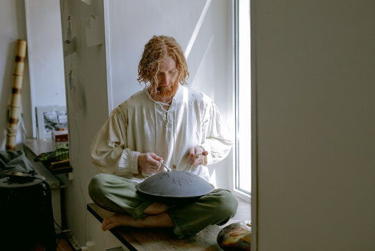 portrait of a red-haired bearded man