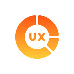 ux flat gradient icon
