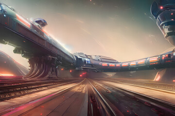 Generative AI Train Outer Space