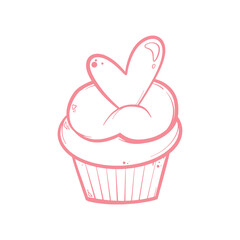 doodle valentine's day element