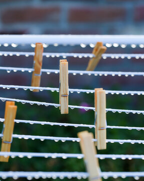 Wet Clothes Pins