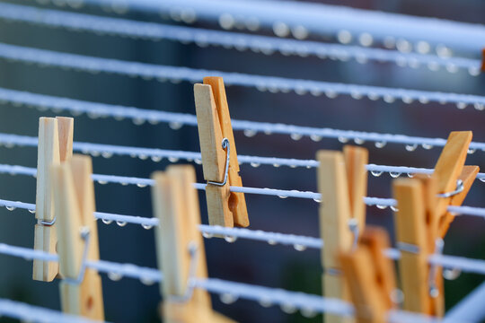 Wet Clothes Pins