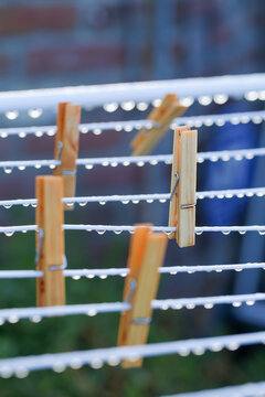 Wet Clothes Pins