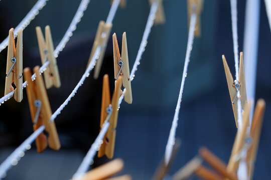 Wet Clothes Pins