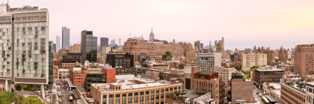 Views over Chelsea neighbourhood in New York City