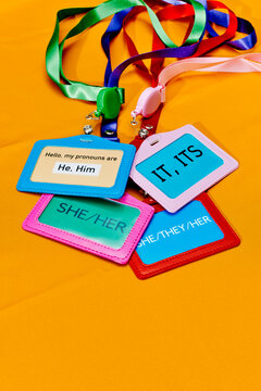 tags with different gender pronouns