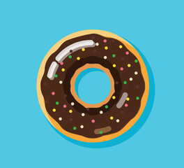 donut isolate element vector illustration