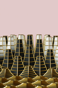 3d render of an abstract cuty