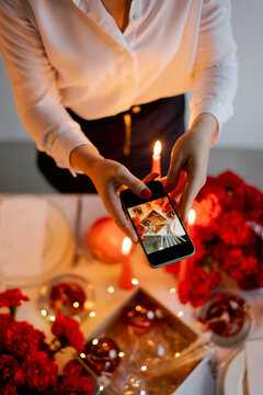 Florist Creating Social Media Content
