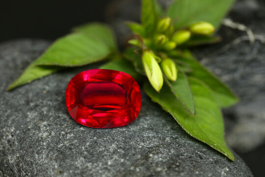 RUBY Red Gemstone Beauty Shot 