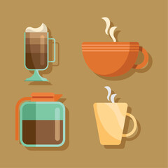 coffee drink in utensils