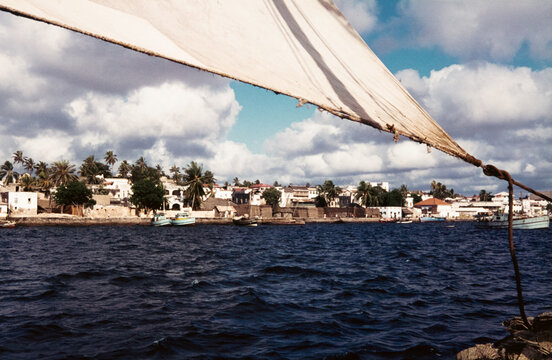 Town of Lamu in Kenya