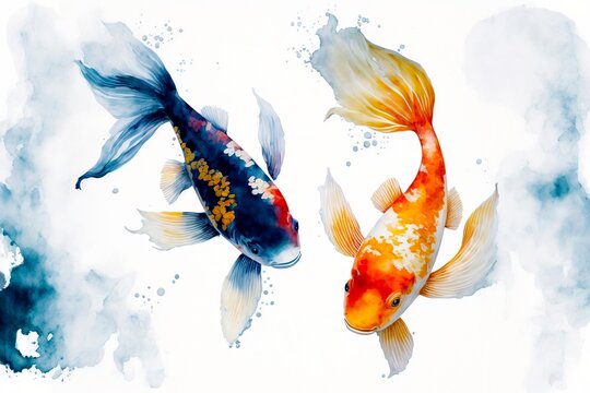 Koi Fish Drawing Images – Browse 26,402 Stock Photos, Vectors, and Video