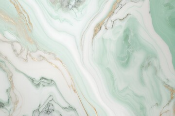 Fototapeta na wymiar flowy, green marble background with gold streaks, generative ai composite