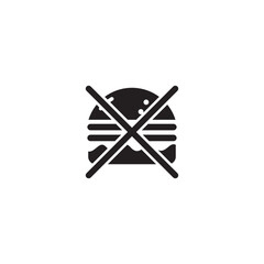 no eat icon , food icon