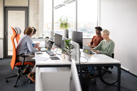 Usual Workday At Office