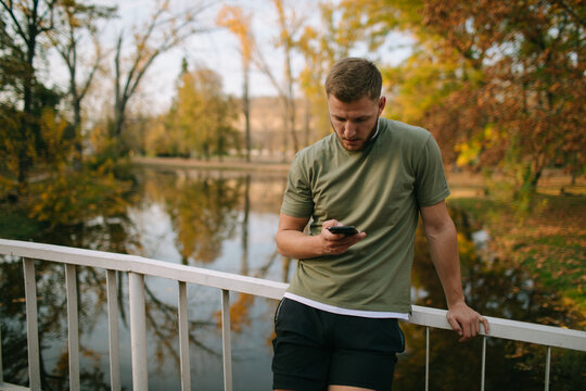 Young male with cellphone 