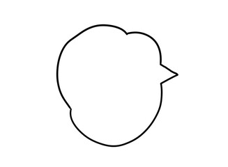 吹き出し　フレーム　セリフ