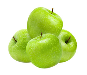 Green Apple on transparent png