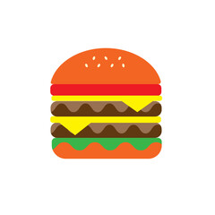 hamburger, hotdog, bread illustration