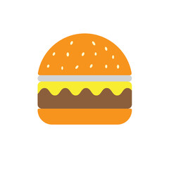Cheeseburger, hamburger illustration