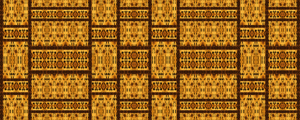 Colored and seamless African pattern, illustration