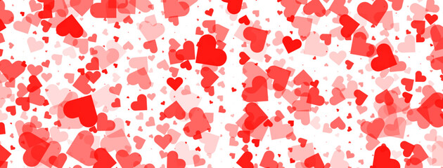 Abstract red paper cut valentine background vector design template. Romantic decorative wallpaper.