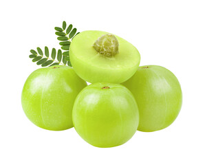 Indian gooseberries on transparent png
