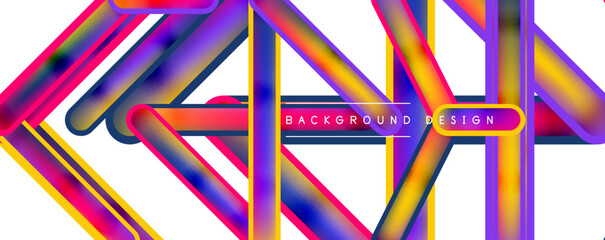 Straight lines minimalist abstract background with fluid colors. Vector Illustration For Wallpaper, Banner, Background, Card, Book Illustration, landing page