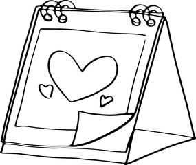 Sketch Love Calendar