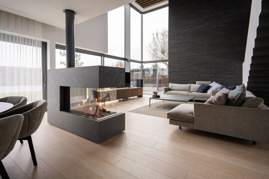 Minimal Design Living Room Space