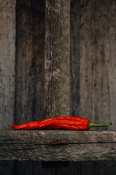 Dried red chili pepper