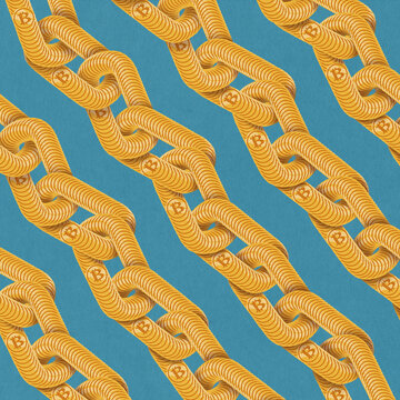 Bitcoin Chains Diagonal