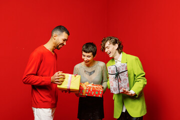 Xmas friendship present happiness