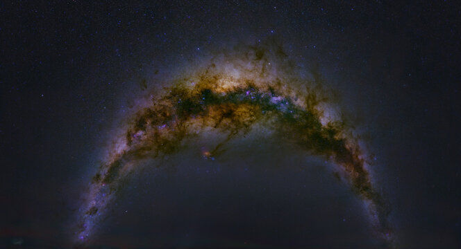 Milky Way over the southern hemisphere, Namibia, Africa.