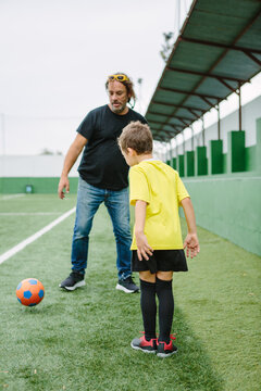 Football sideline instruction